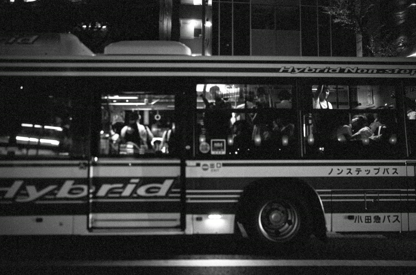 Night bus, Tokyo · photograph by Jeff Smith
